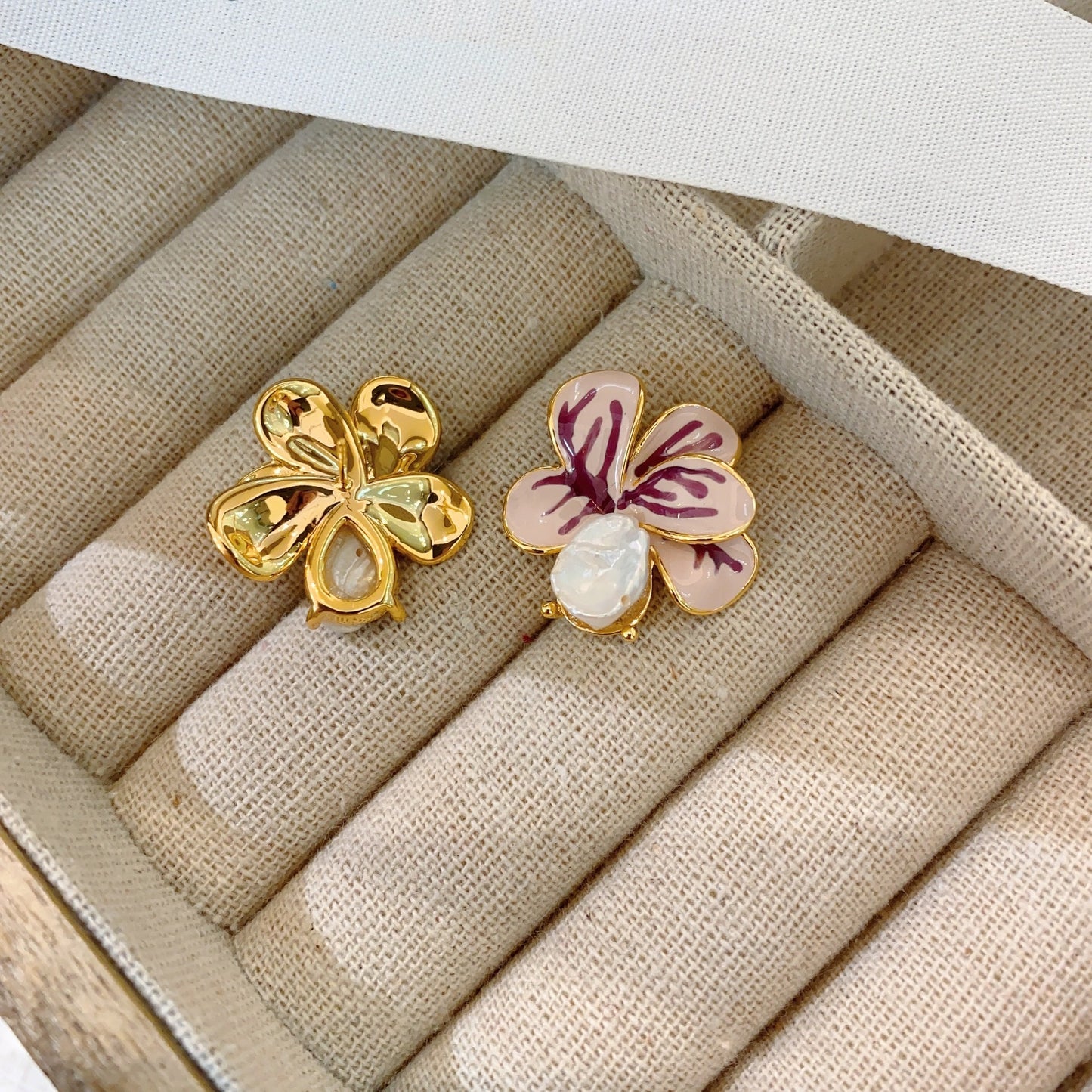 Vintage Petal Earrings