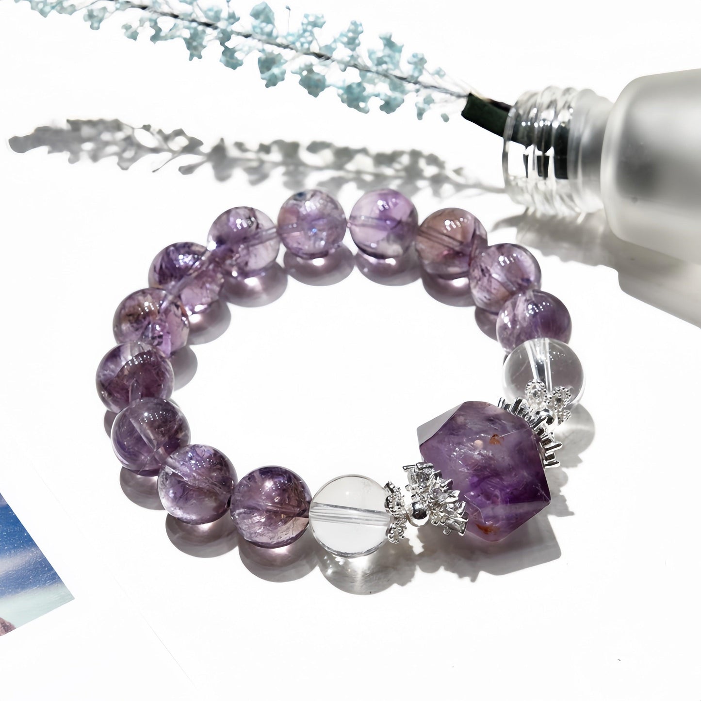 The stone amethyst bracelet of Wisdom